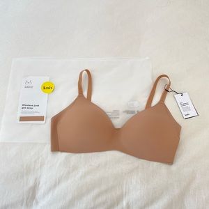 Knix WingWoman Contour Bra, Size 5 (38C, 40C, 38D), Cassava (nude)
